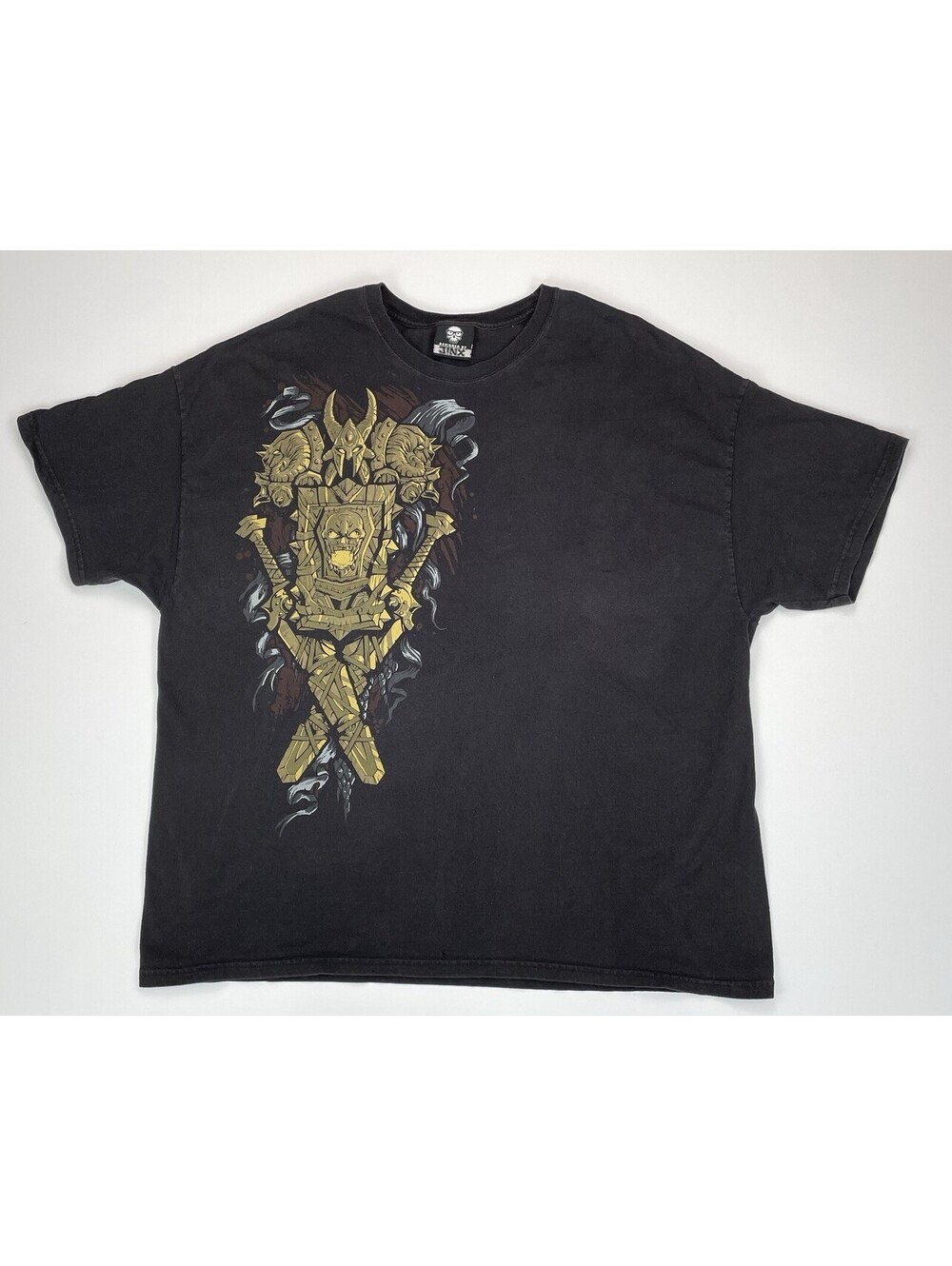 Vintage JINX World of Warcraft Warrior Shirt WoW Gaming T-Shirt Fits XXL 25”